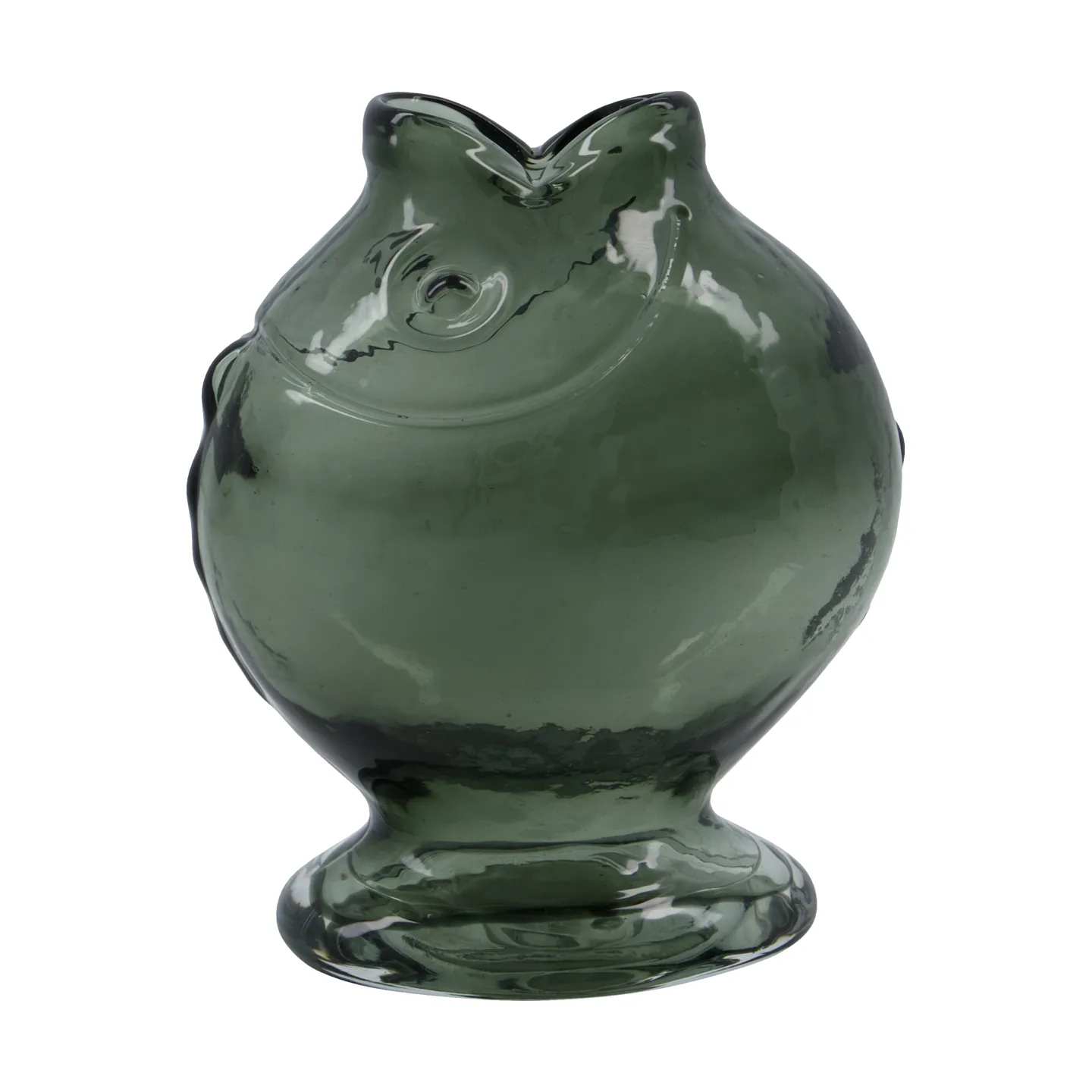 Fish vas 17,5 cm, Rökig grå House Doctor