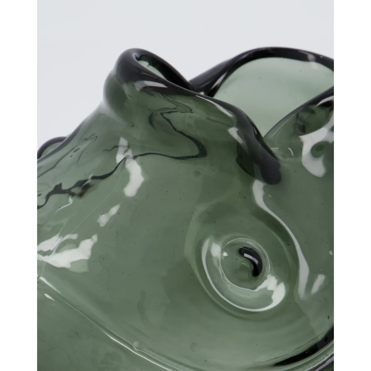 Fish vas 17,5 cm, Rökig grå House Doctor