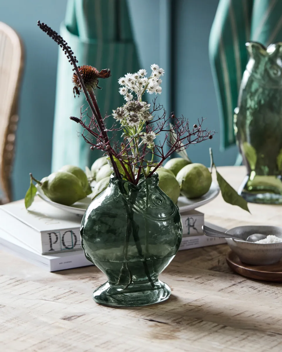 Fish vas 17,5 cm, Rökig grå House Doctor