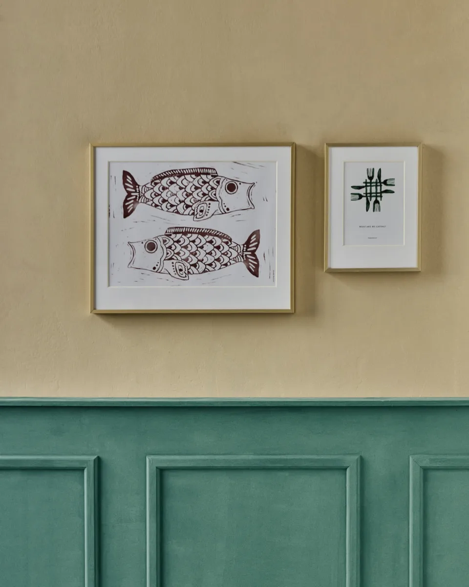 Fish wall art tavla 40x50 cm, Burgundy House Doctor