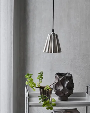 Flola lampskärm - Borstad silverfärg, Ø16x16 cm - House Doctor