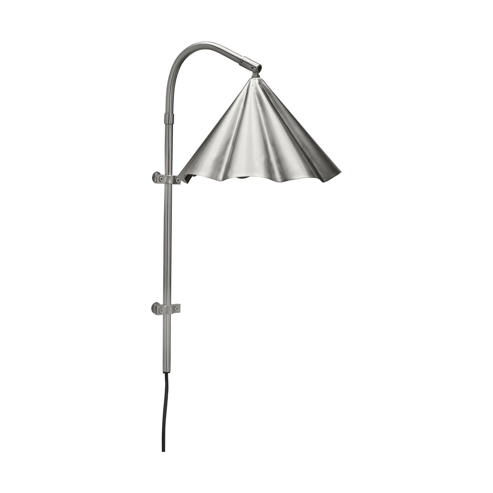 Flola vägglampa 51 cm, Borstad silverfärg House Doctor