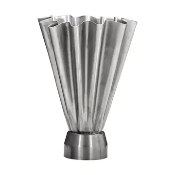 Flood vas Ø23 cm - Borstat silver - House Doctor