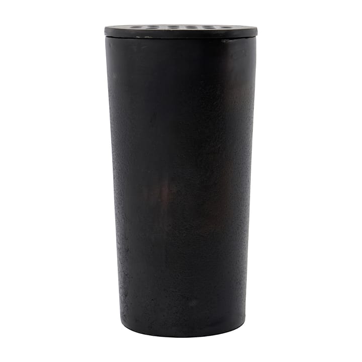 Flow vas 18 cm, Brunad mässing House Doctor