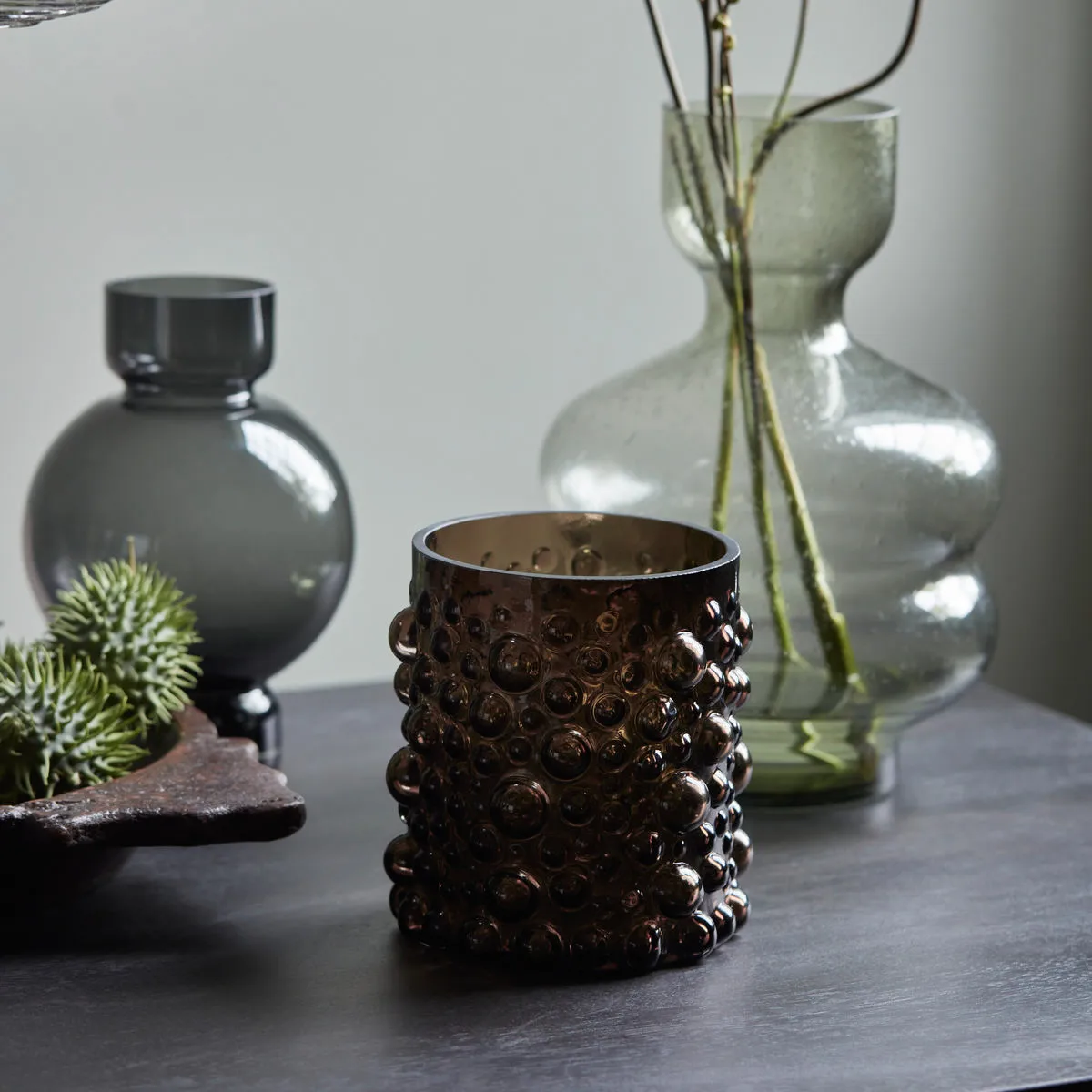 Foam vas 19 cm, Brun House Doctor