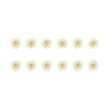 Fold pappersstjärnor 12-pack - Elfenben - House Doctor