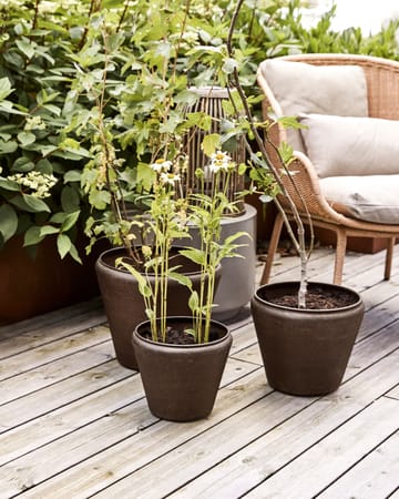 Funnel kruka 3 delar - Antik brun - House Doctor