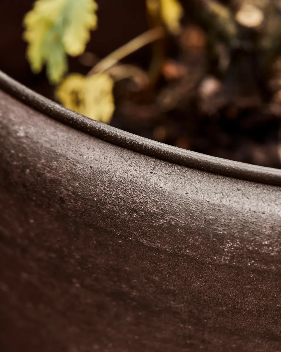 Funnel kruka 3 delar, Antik brun House Doctor