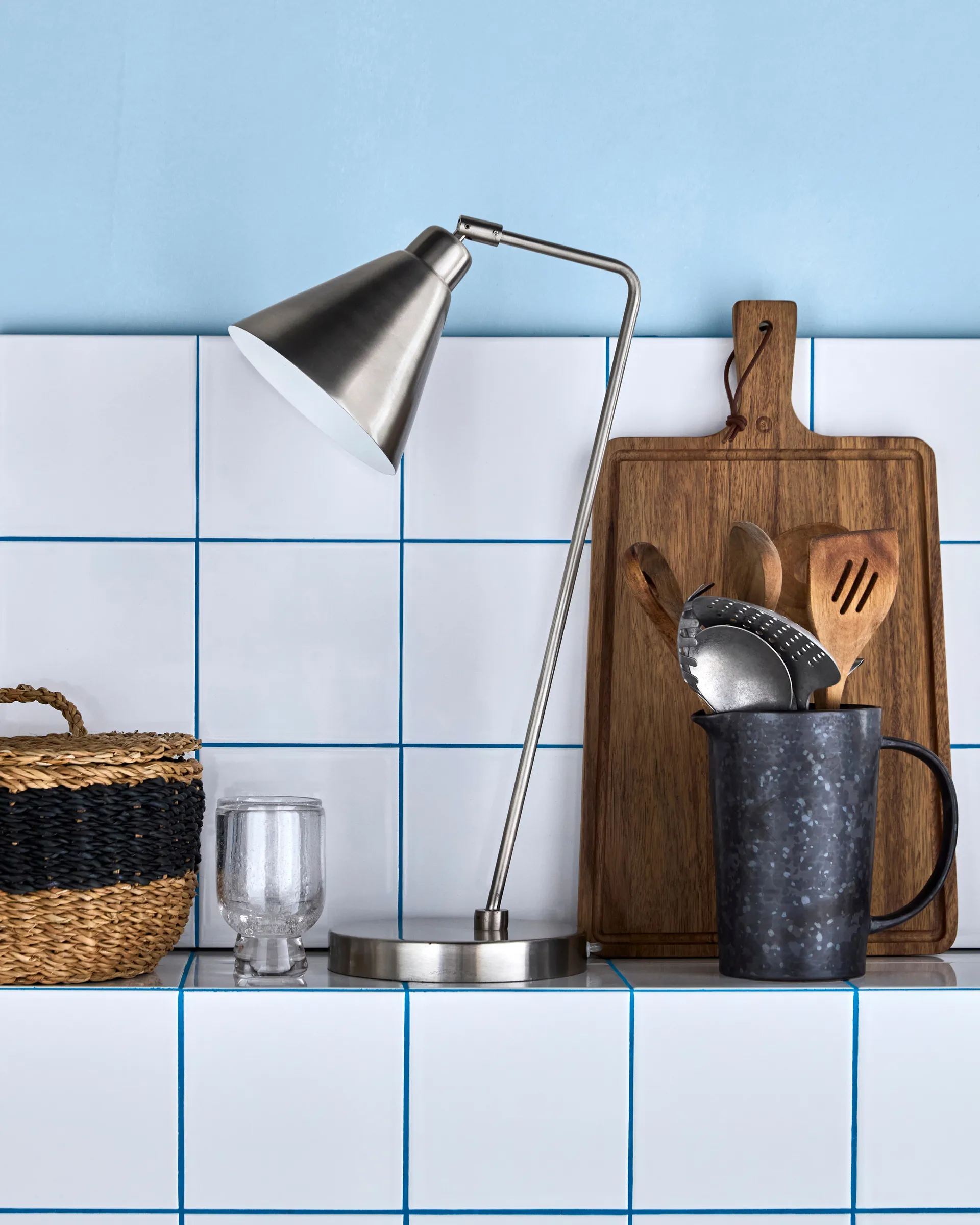 Game bordslampa, Borstat silver House Doctor