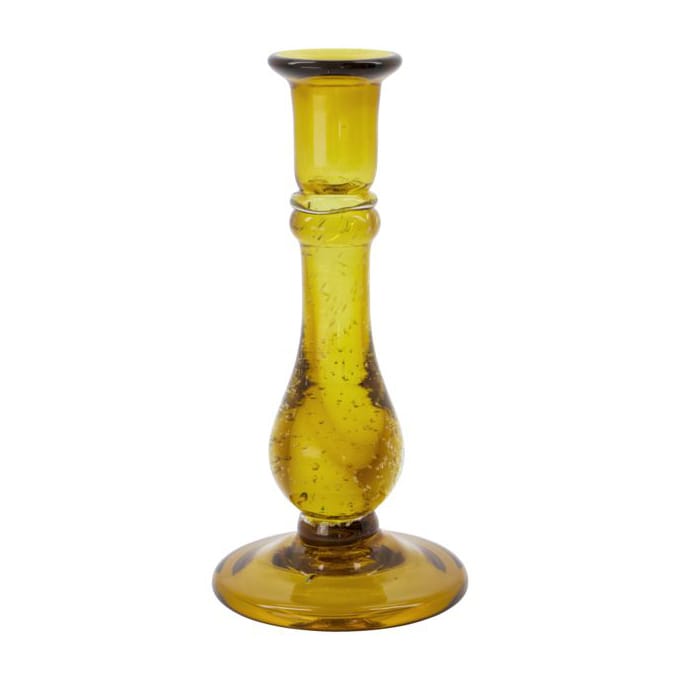 Glee ljusstake 22 cm - Amber - House Doctor