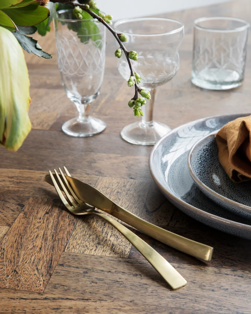 Golden bestickset 16 delar, Gyllene House Doctor