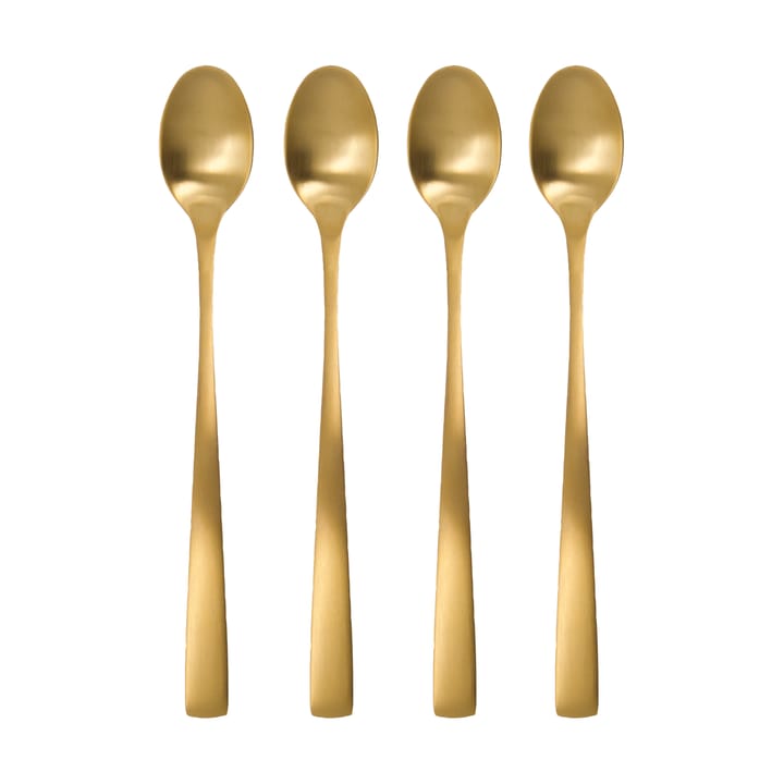 Golden lång sked 4-pack - Gyllene - House Doctor