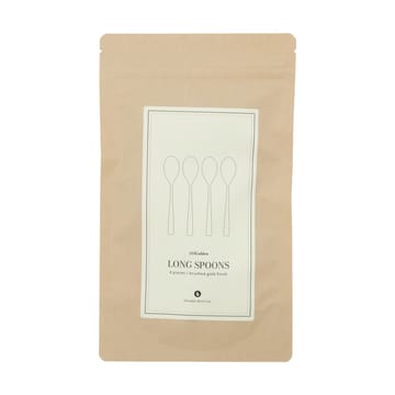 Golden lång sked 4-pack - Gyllene - House Doctor