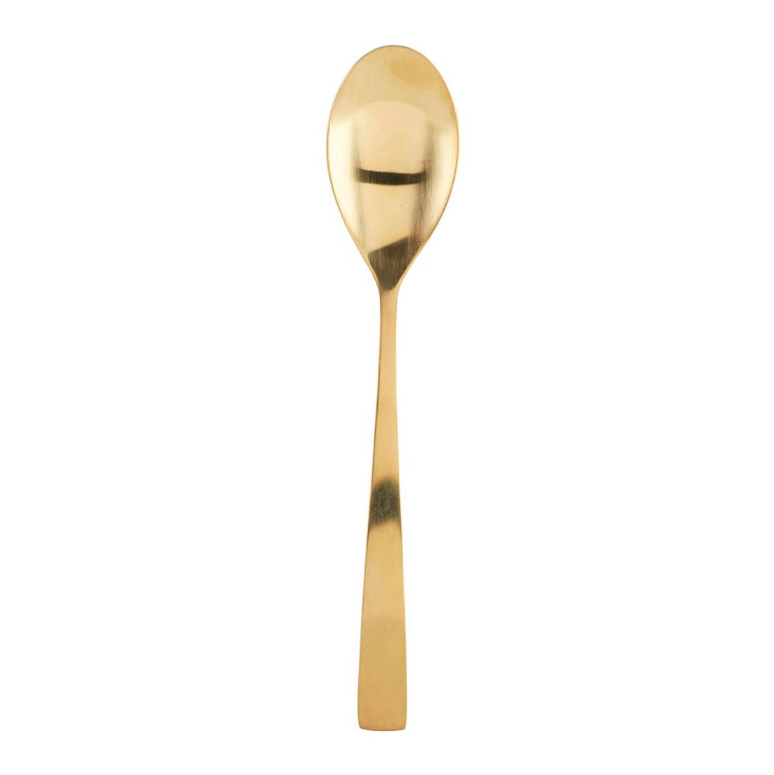 House Doctor Golden matsked Rostfritt stål | Skandinavisk Design | Matbestick | Guldfärgad