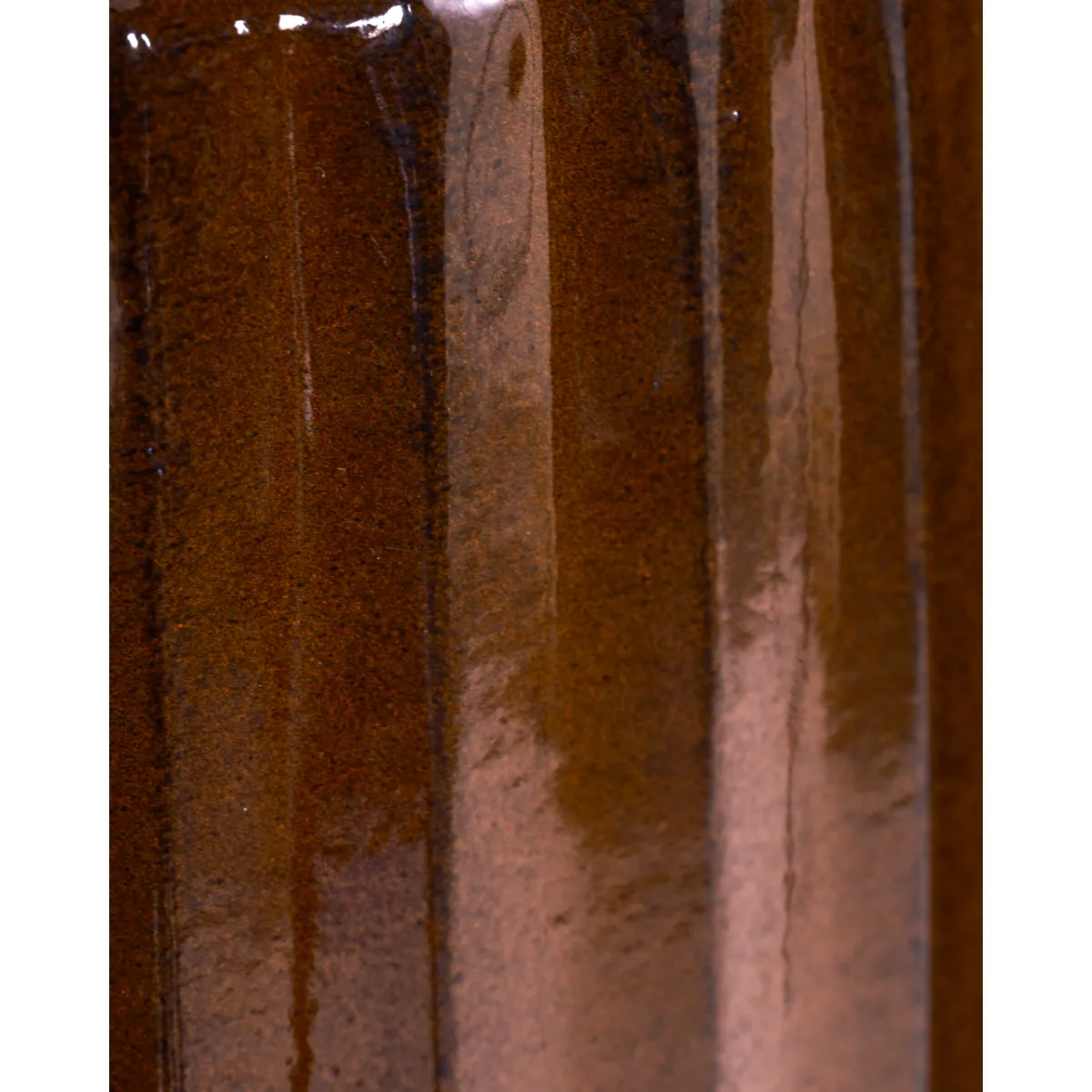 Groove kruka 2 delar small, Brun House Doctor