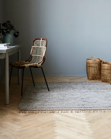 Hafi matta 180x180 cm - Grå-brun - House Doctor