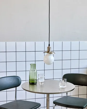 Hatt lampskärm 13x14 cm - Borstat silver, 13x14x3 cm - House Doctor