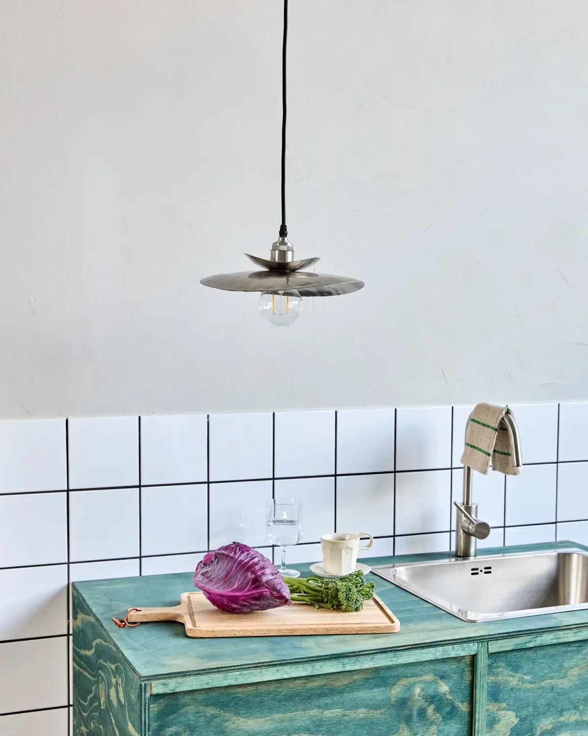 Hatt lampskärm 13x14 cm, Borstat silver, 28x30x4,5 cm House Doctor