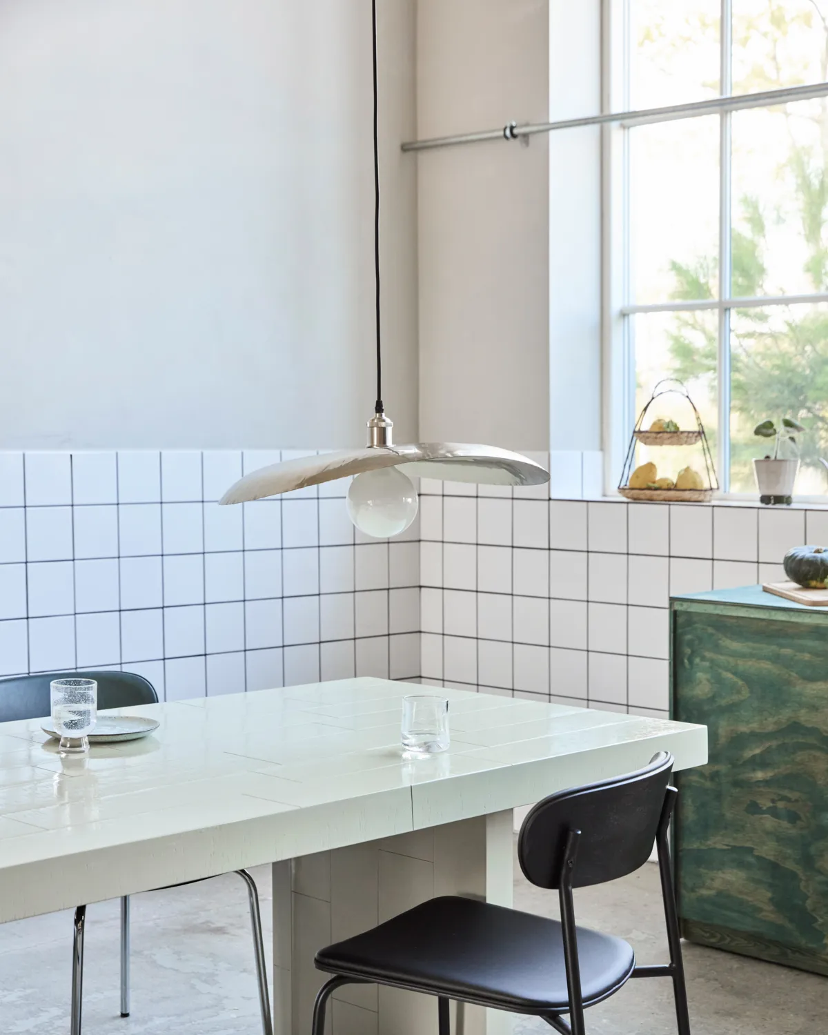 Hatt lampskärm 13x14 cm, Borstat silver, 56,5x60,5x9 cm House Doctor