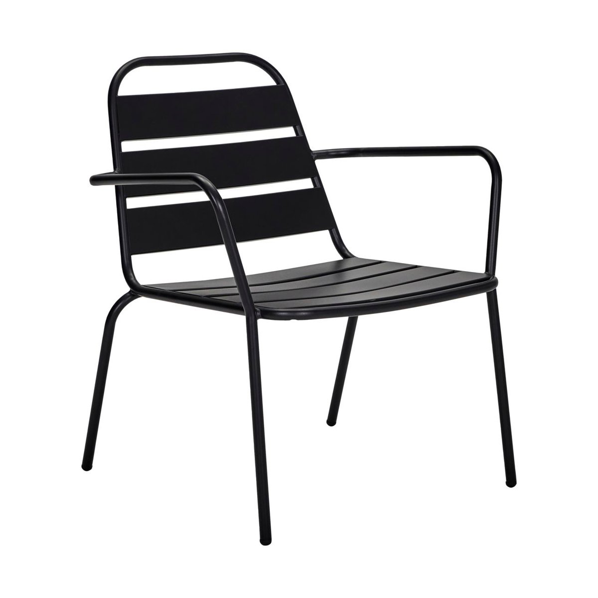 House Doctor Helo loungestol Svart | Skandinavisk Design | Trädgårdsfåtöljer | Svart