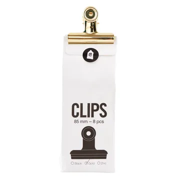 House Doctor klämma 8-pack - guld - House Doctor