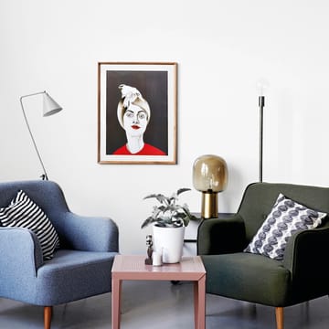 House Doctor kuddfodral stripes - black-grey - House Doctor
