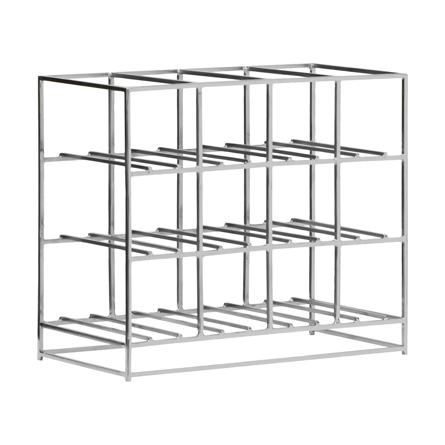 House Doctor vinställ 12 flaskor 41x35 cm, Silver finish House Doctor