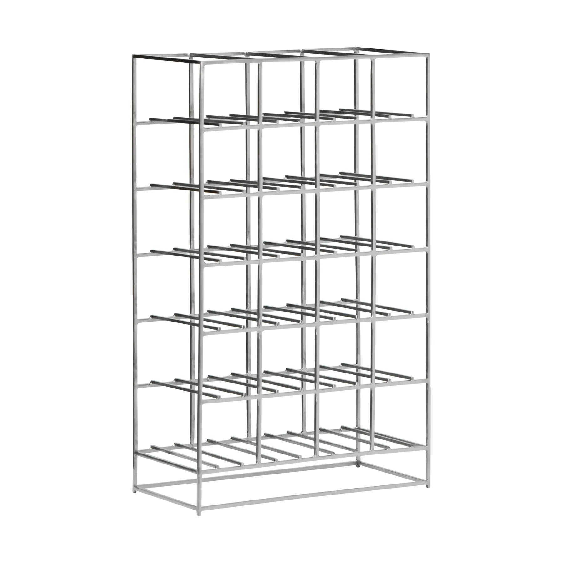 House Doctor vinställ 24 flaskor 41x67 cm, Silver finish House Doctor