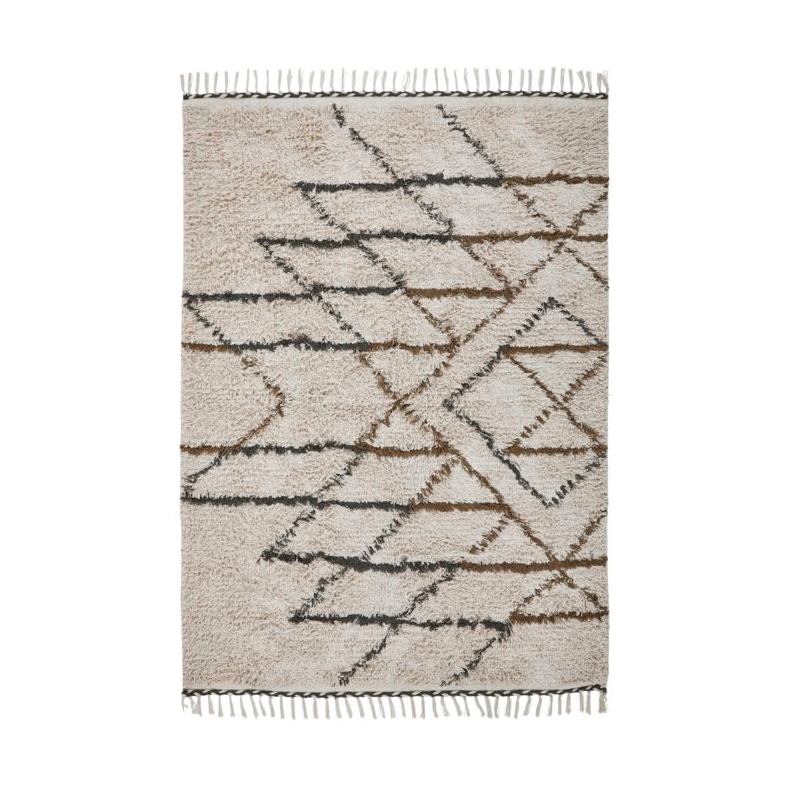 House Doctor Indi matta Off white, 140x200 cm | Skandinavisk Design | Lugg- & Ryamattor | Vit