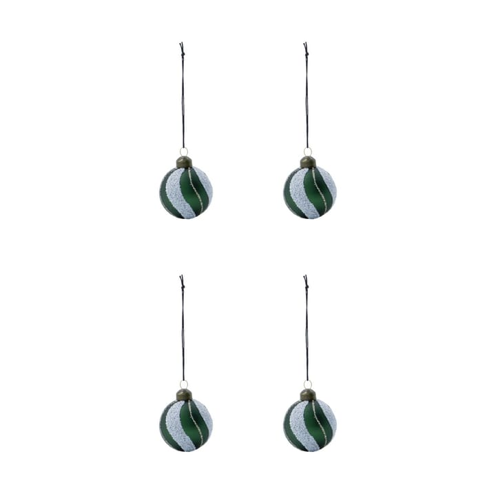 Into julkula Ø6 cm 4-pack - Grön - House Doctor