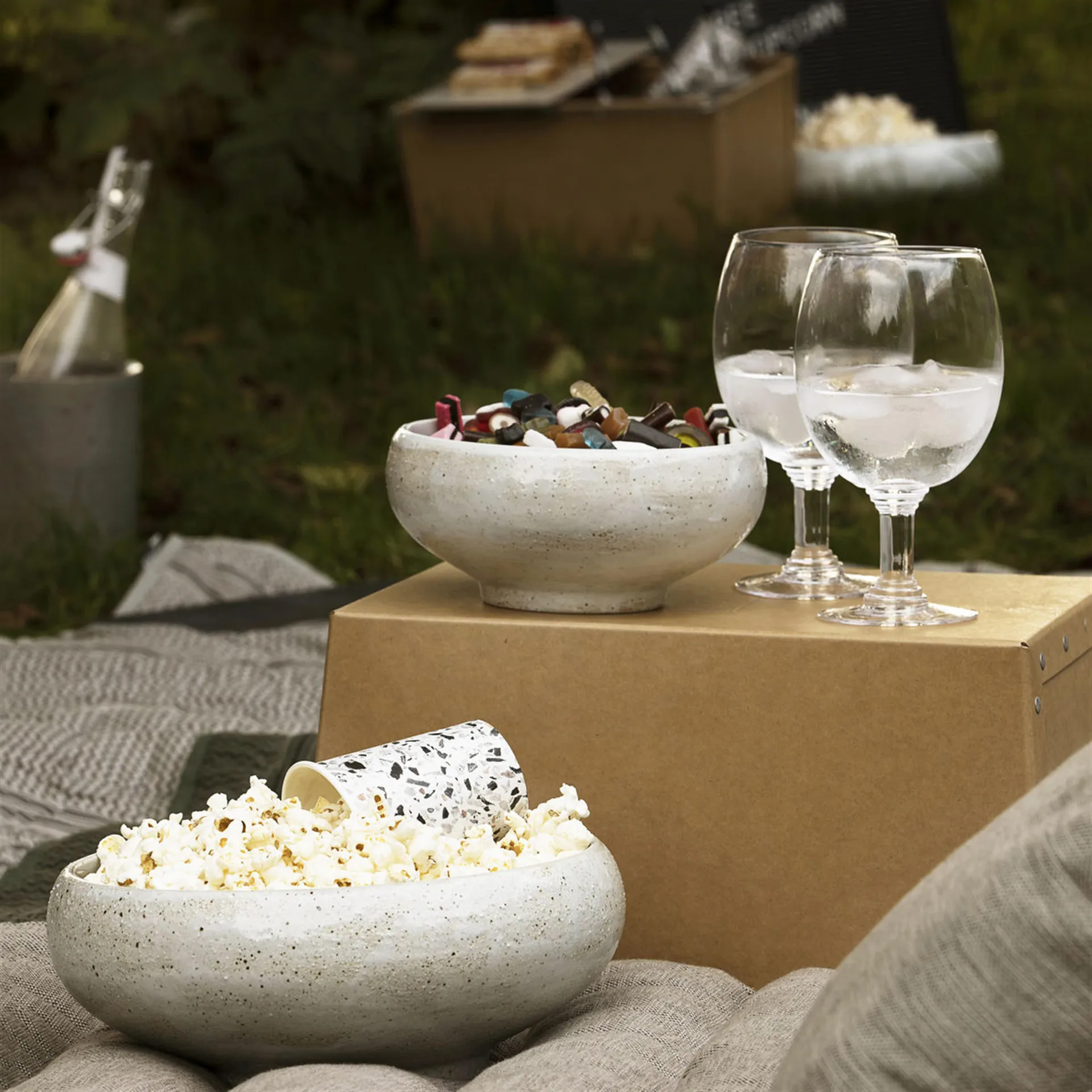 Ivory serveringsskål, 19 cm House Doctor