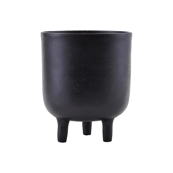 Jang kruka svart med ben Ø15 cm, 18cm House Doctor