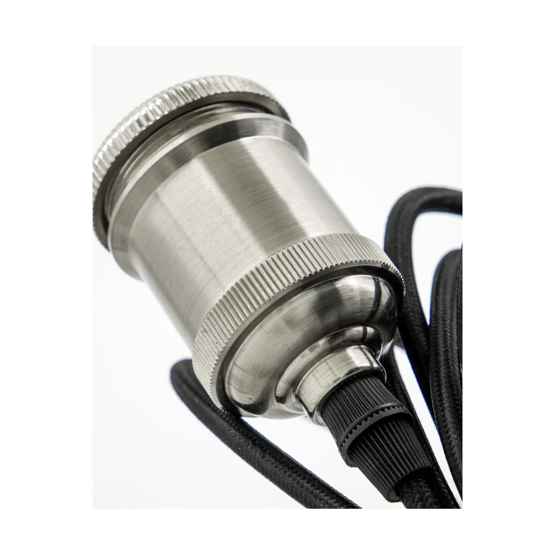 Kabel med E27-sockel, Silver finish House Doctor