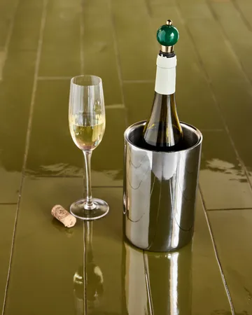 Kett vinkylare Ø12,5x18 cm - Silver finish - House Doctor