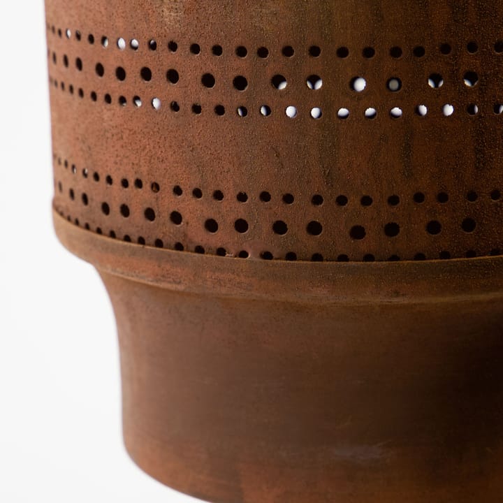 Kutu ljusstake Ø15 cm, Bränd röd House Doctor