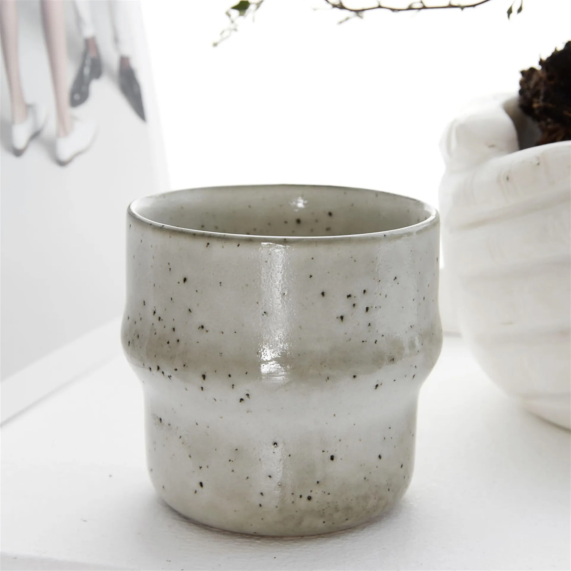 Lake mugg grå, 8,3 cm House Doctor