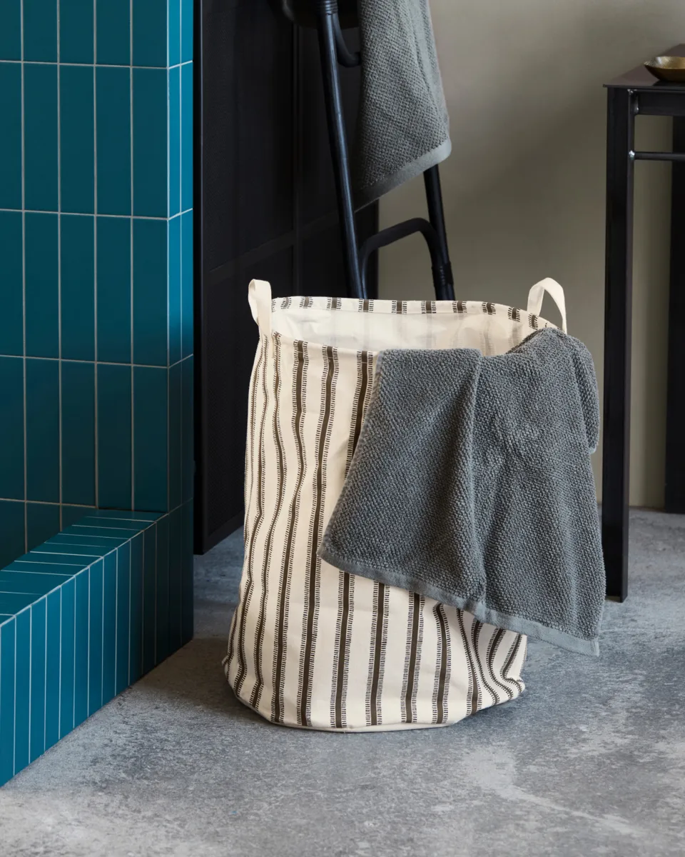 Laundry tvättpåse Ø40x50 cm, Ljusbrun House Doctor