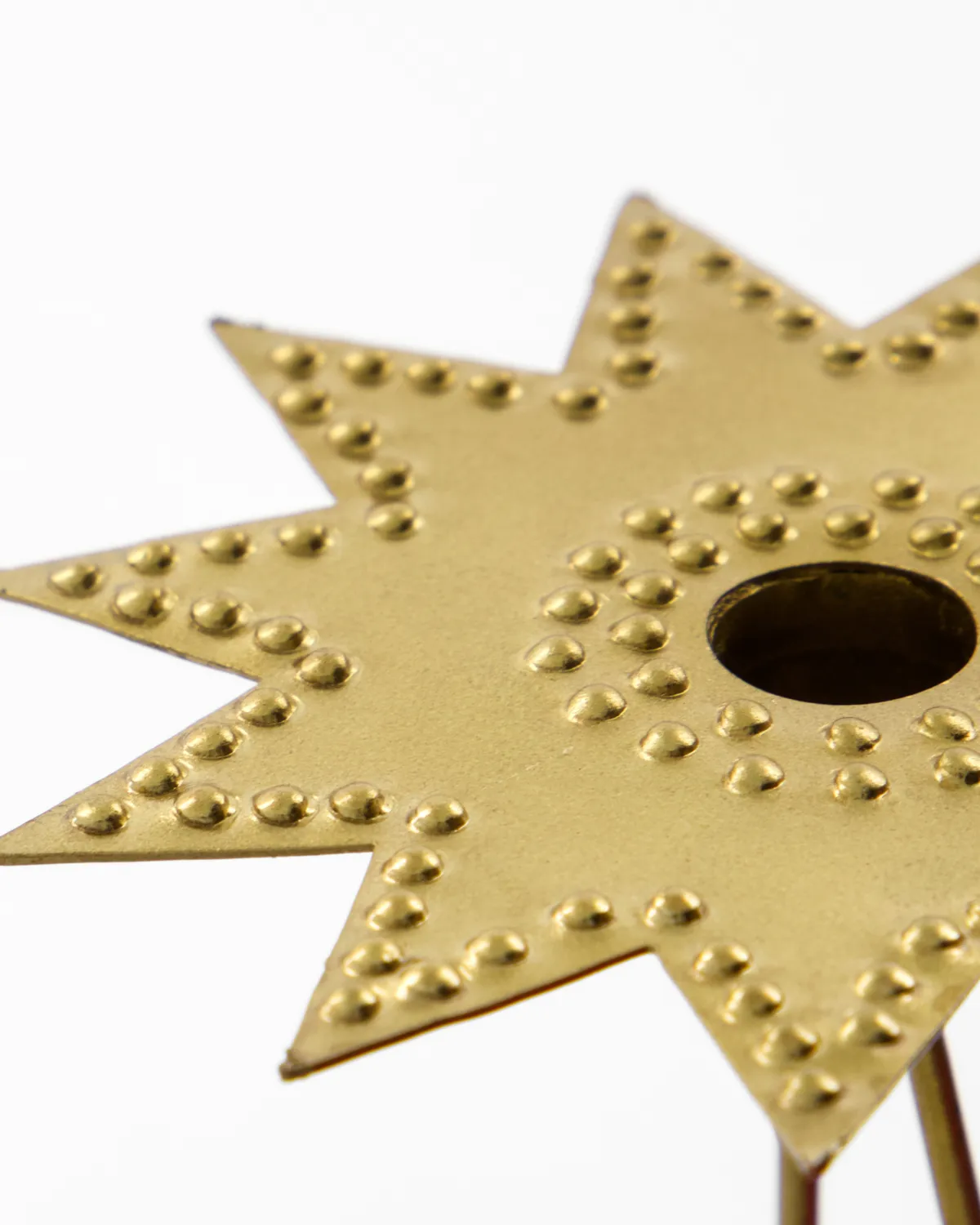 Leaves ljusstake 4-pack, Antik mässingsfärg House Doctor