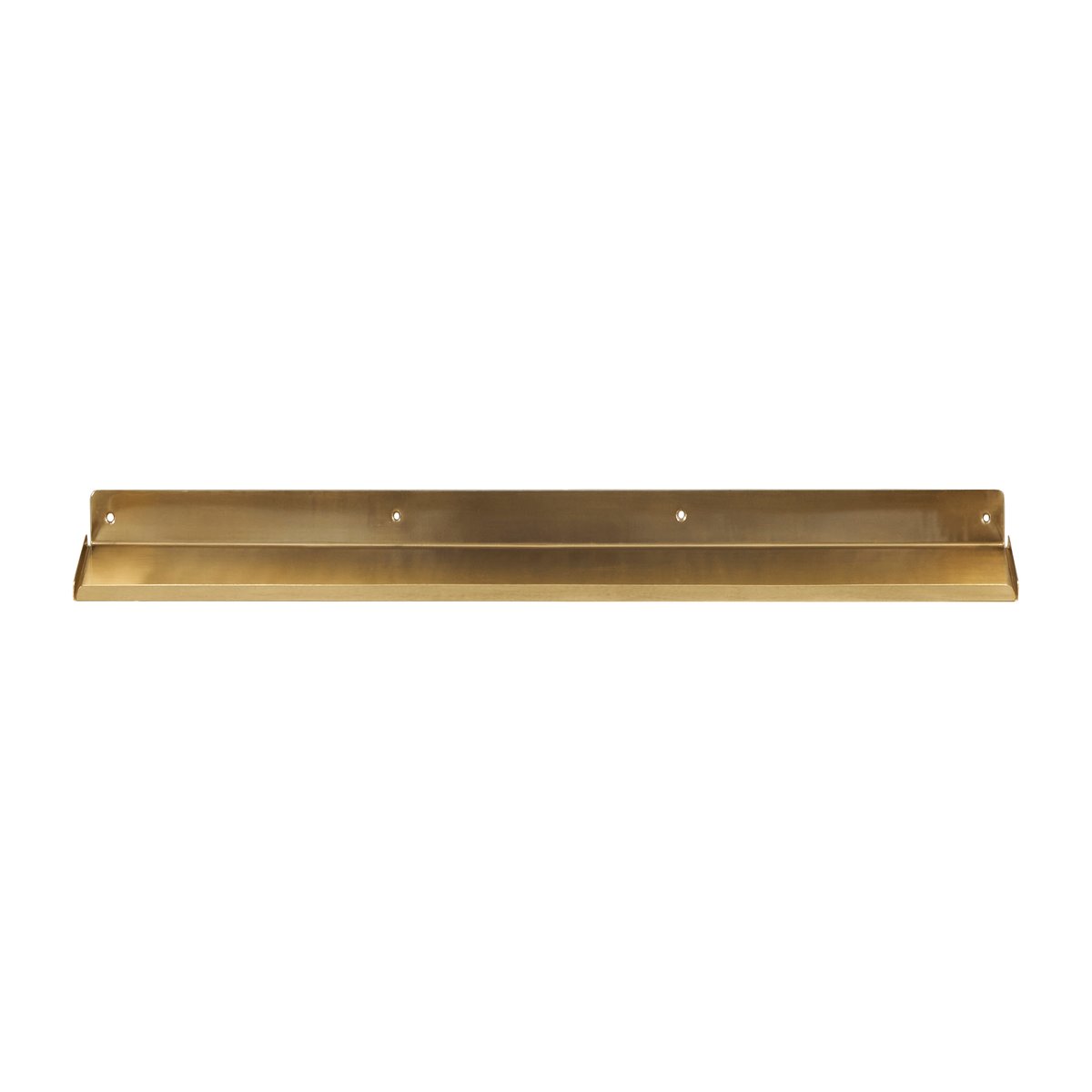 House Doctor Ledge hylla 80 cm Mässing | Skandinavisk Design | Hyllor & Hyllsystem | Guldfärgad
