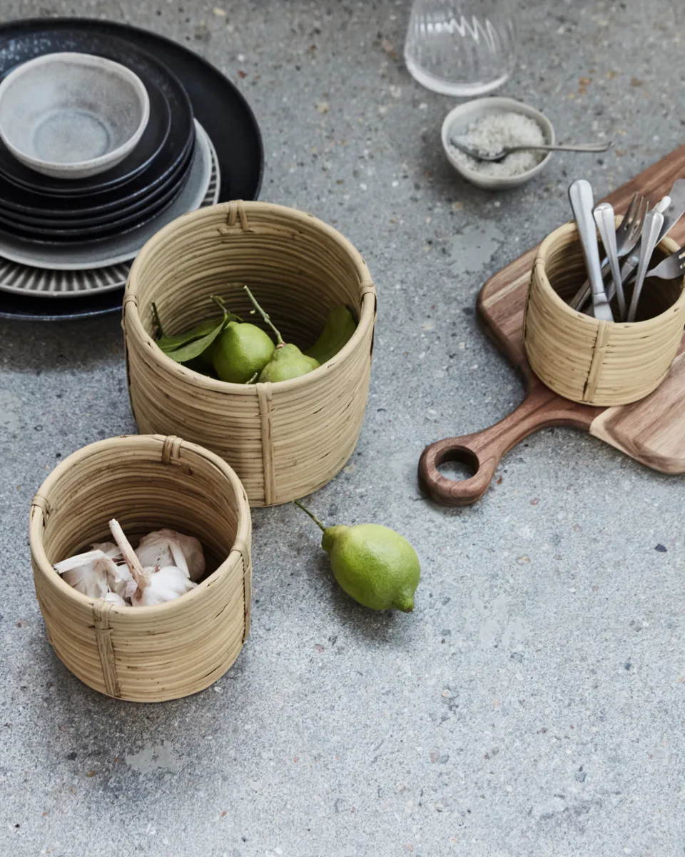 Linder korgar 3 delar, Natur House Doctor