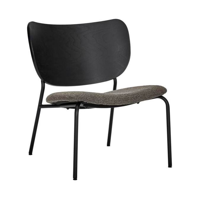House Doctor Longa loungestol stålstativ Brun bok | Skandinavisk Design | Stolar | Brun