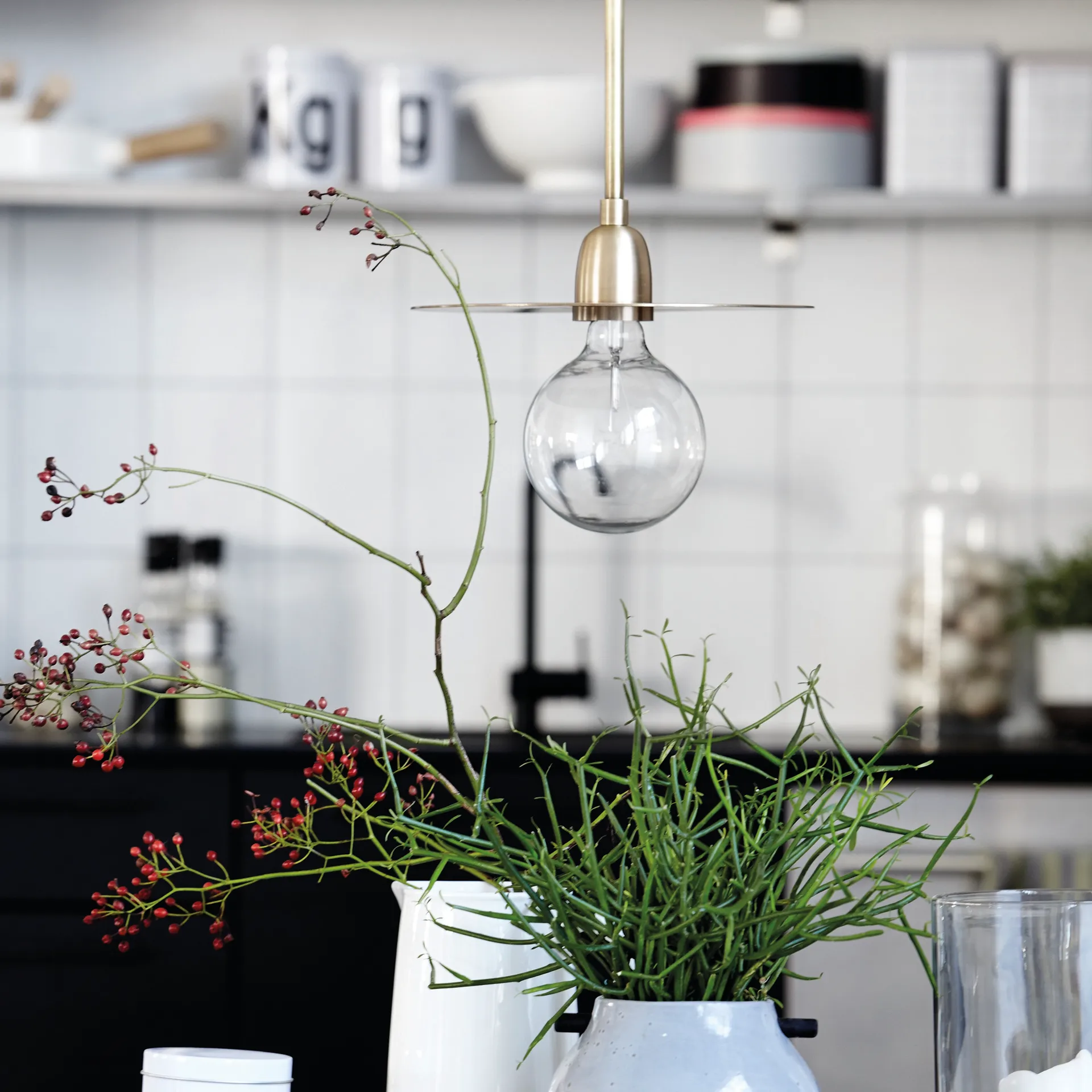 LP taklampa, mässing House Doctor