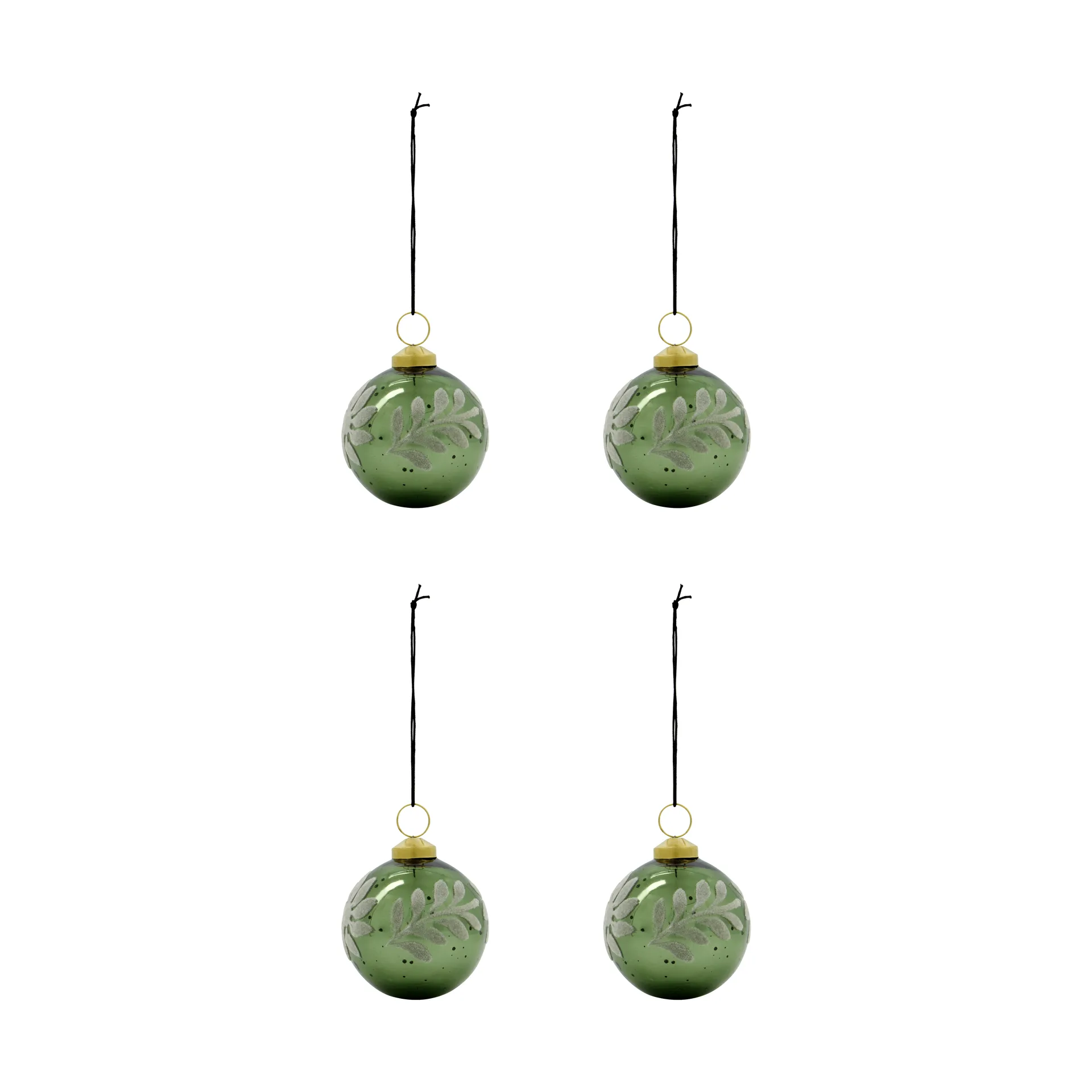 Luto julgranskula 4-pack, Grön House Doctor