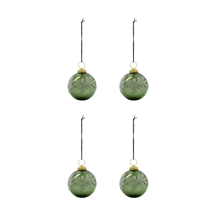 Luto julgranskula 4-pack - Grön - House Doctor