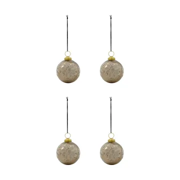 Luto julgranskula 4-pack - Sand - House Doctor