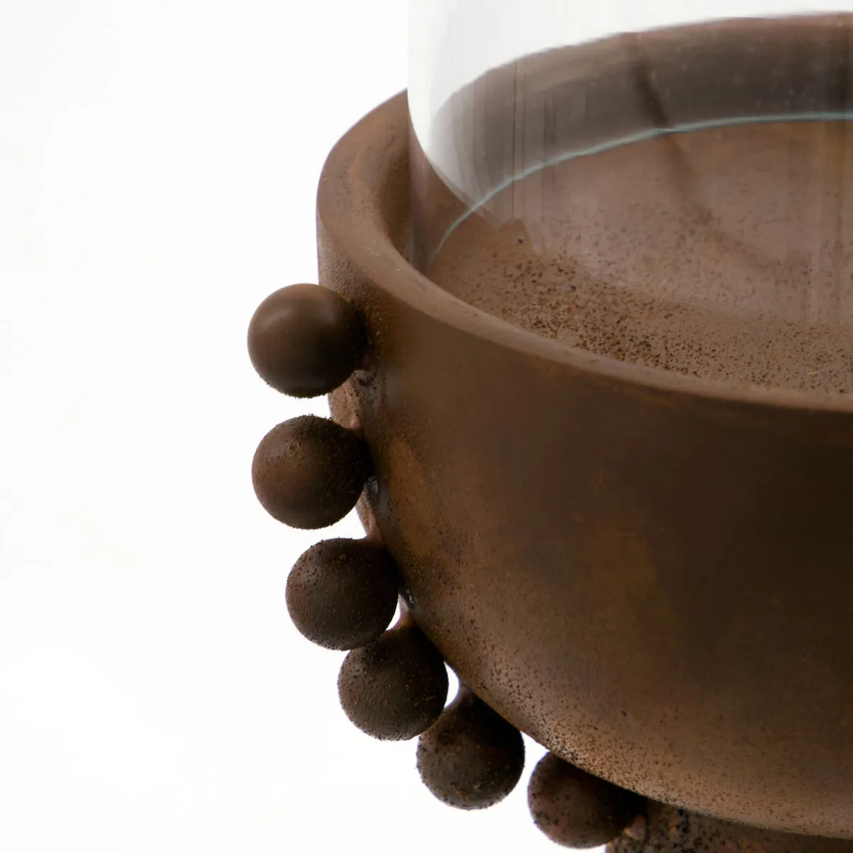 Manet ljusstake 22,5 cm, Bränd röd House Doctor