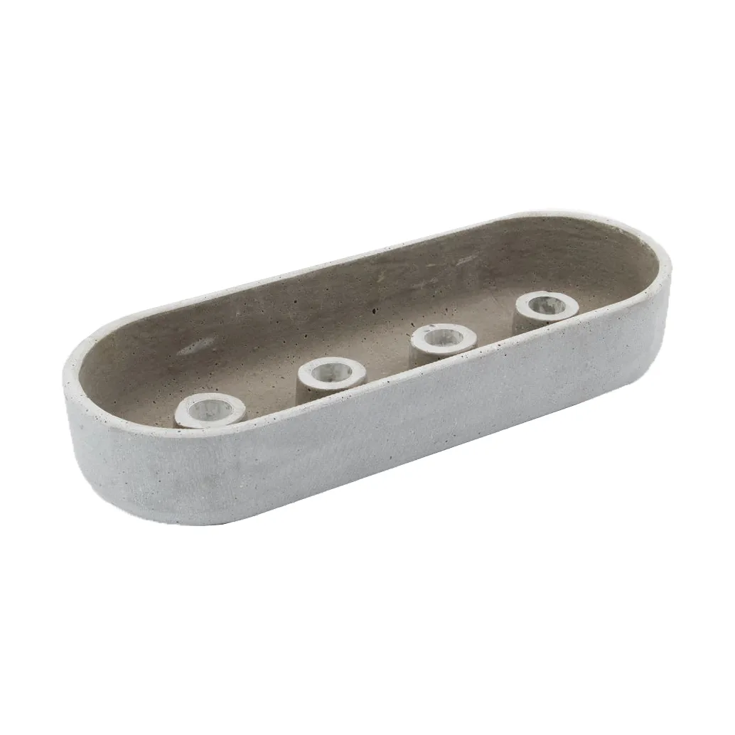 Marb adventsljusstake 13x35 cm, Betong House Doctor