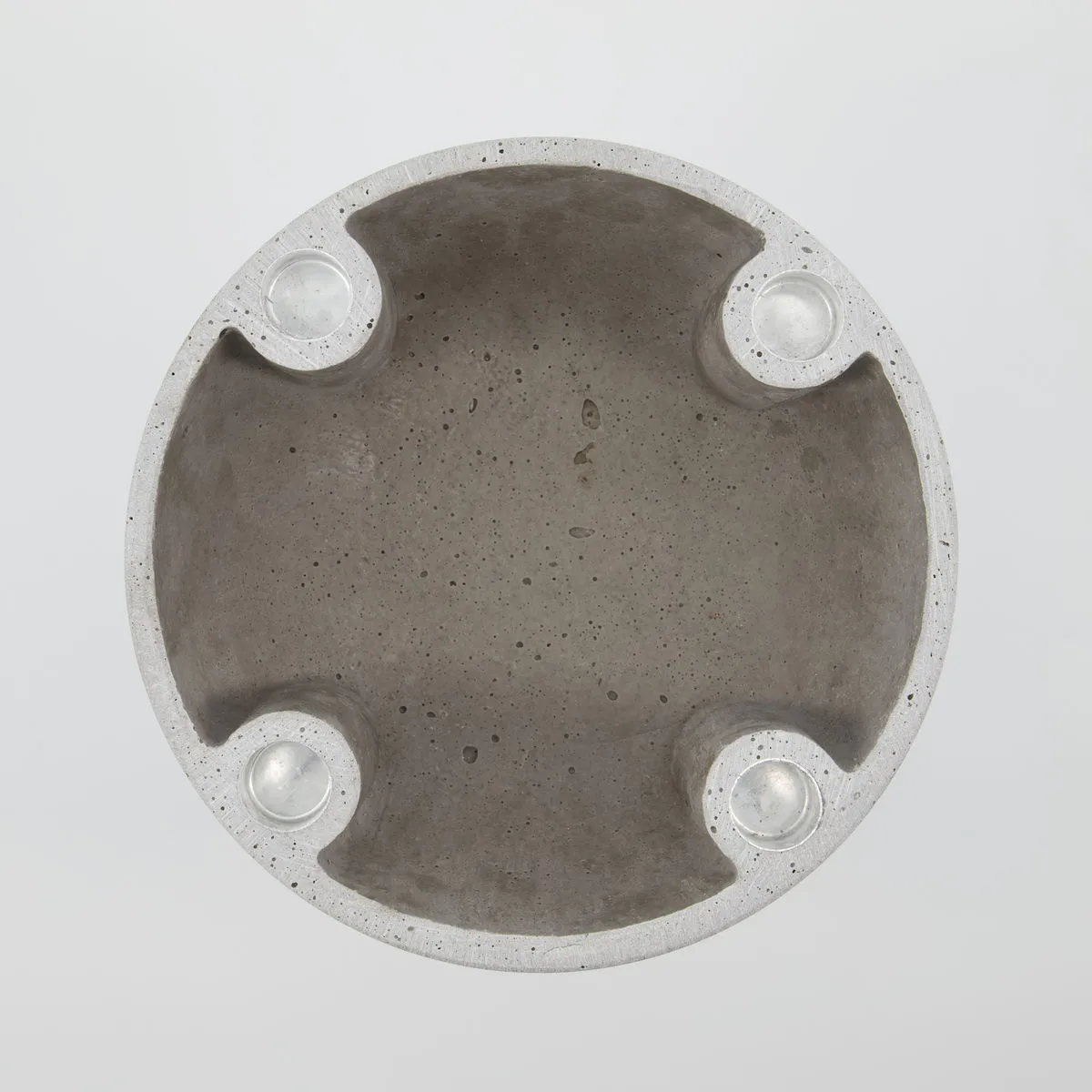 Marb ljusstake Ø20 cm, Betong House Doctor