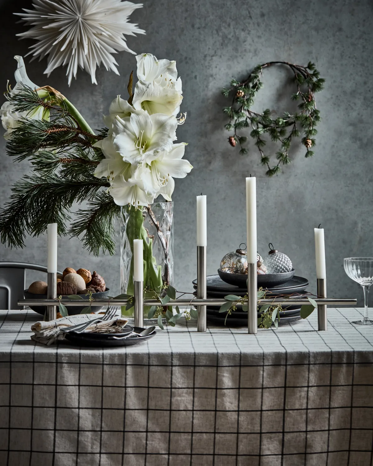 Maxi ljusstake 80 cm, Antiksilver House Doctor