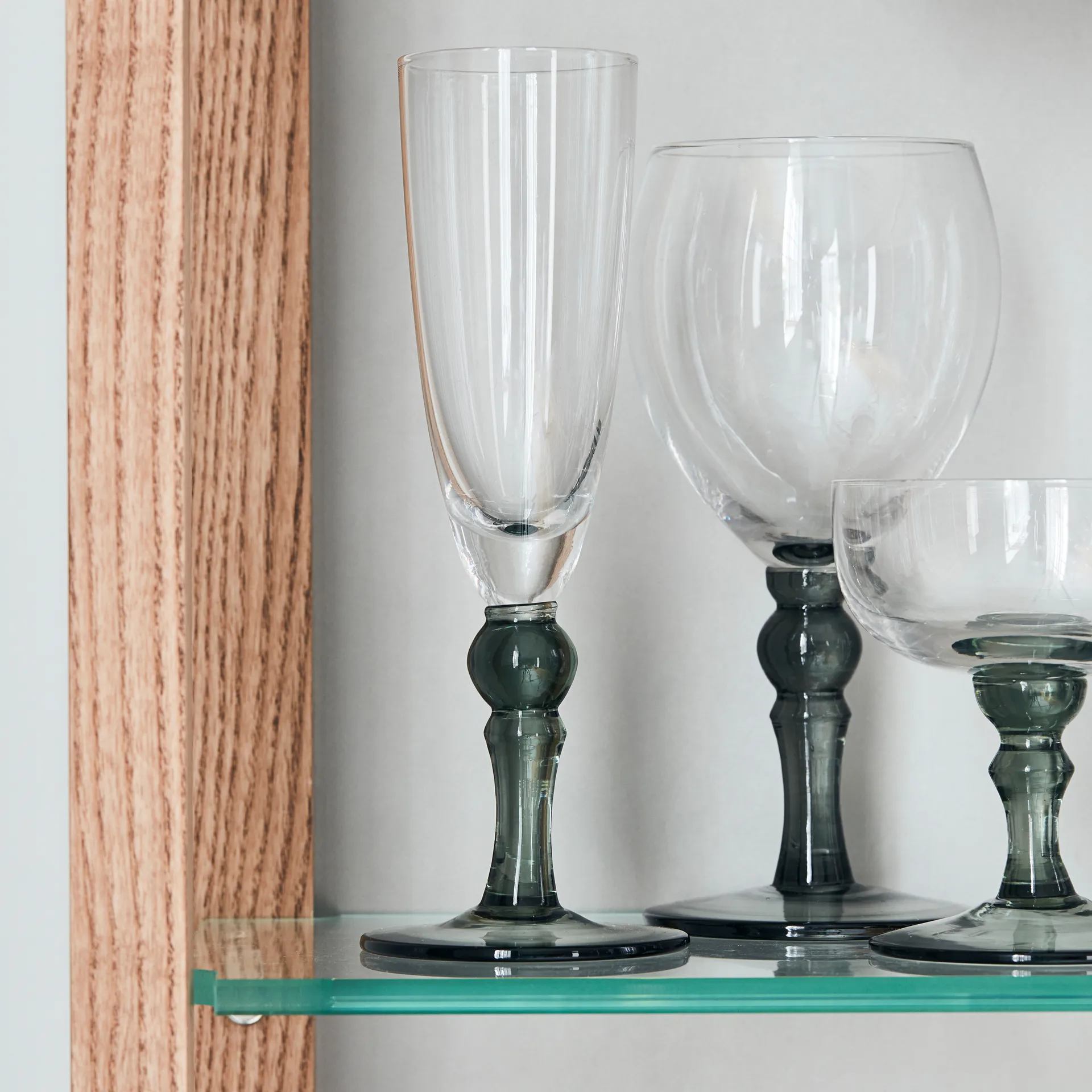 Meyer champagneglas 25 cl, Clear-grey House Doctor
